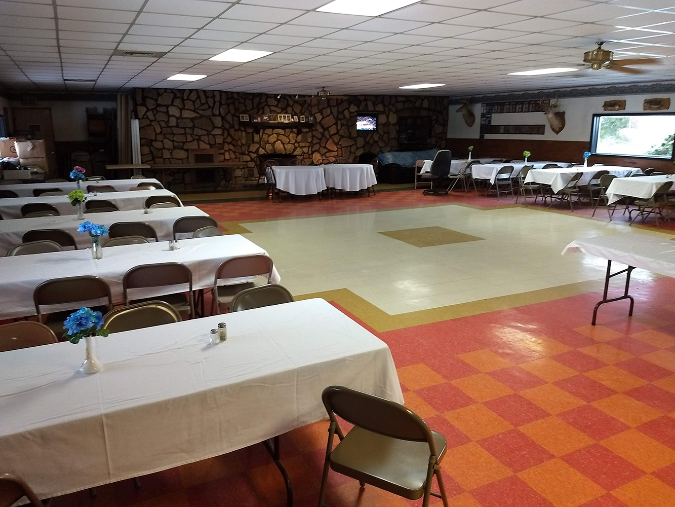 Inside the Event Location at Indian Creek Shooting Center